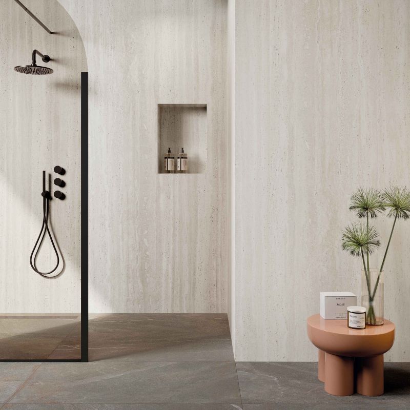 Плитка под травертин для ванной