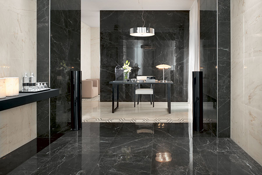 Керамогранит черного цвета