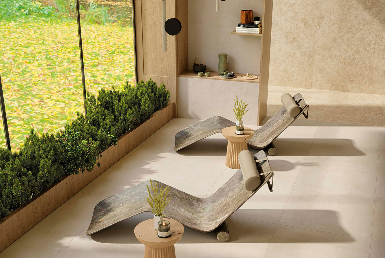 Модный керамогранит с восточным декором, Россия