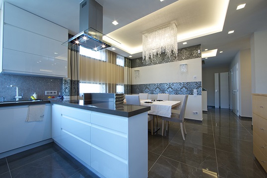 Коллекция полированной плитки под коричневый мрамор