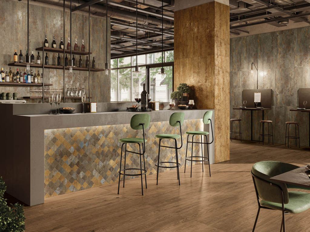 Итальянский керамогранит под металл