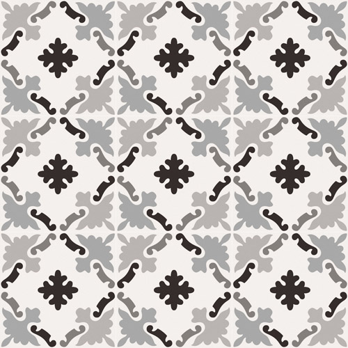 Sant Agostino PATCHWORK BLACK&WHITE Сант Агостино ПЭЧВОРК ЧЕРНО-БЕЛЫЙ 20х20 см CSA-PBW0320