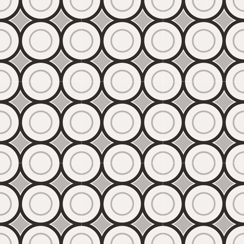 Sant Agostino PATCHWORK BLACK&WHITE Сант Агостино ПЭЧВОРК ЧЕРНО-БЕЛЫЙ 20х20 см CSA-PBW0520