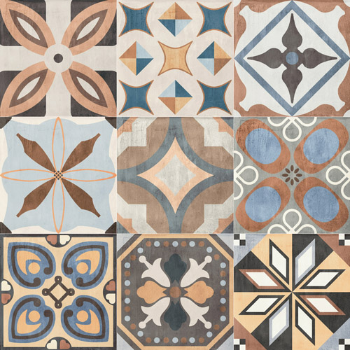 Sant Agostino PATCHWORK COLORS Сант Агостино ПЭЧВОРК ЦВЕТНОЙ 20х20 см CSA-PCOMX20