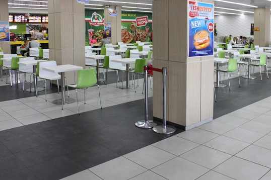 Имитация поверхности бетона в черном оттенке