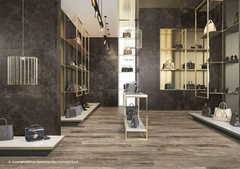 Iconic Atlas Concorde коллекция керамогранита под дерево