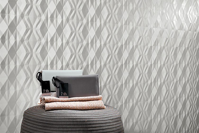 Atlas Concorde 3D Wall Design Kite White Matt