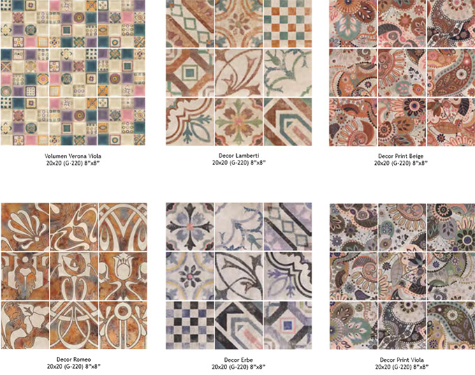 Декоры к плитке Mainzu Verona