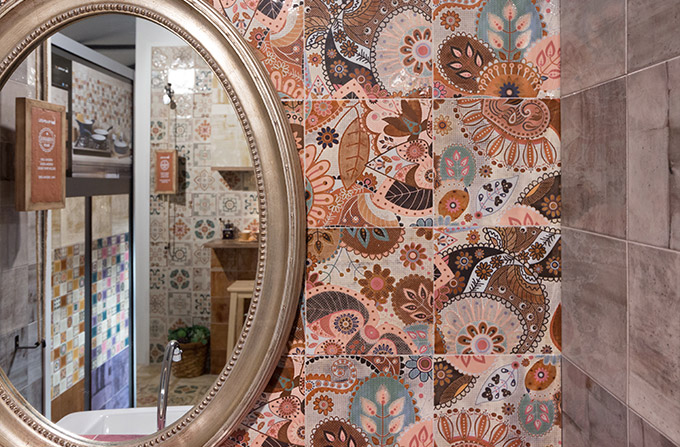 Интерьер с плиткой Mainzu Verona