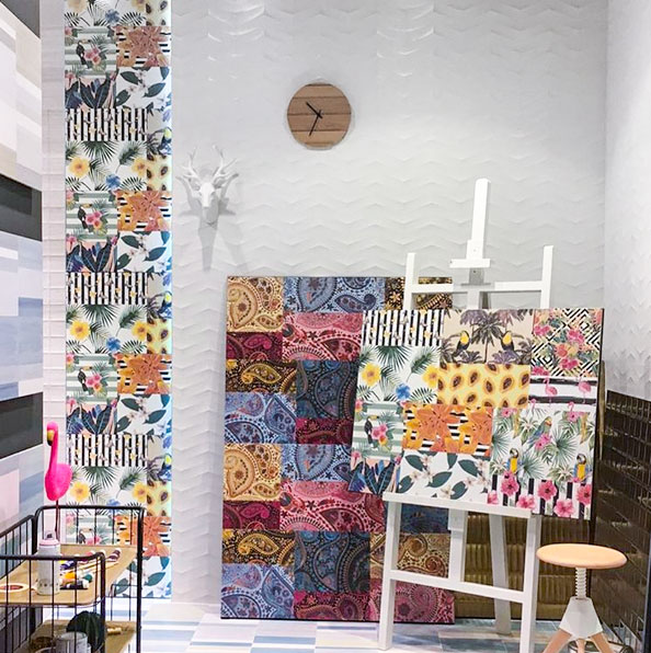 Интерьер с плиткой Markham Aparici