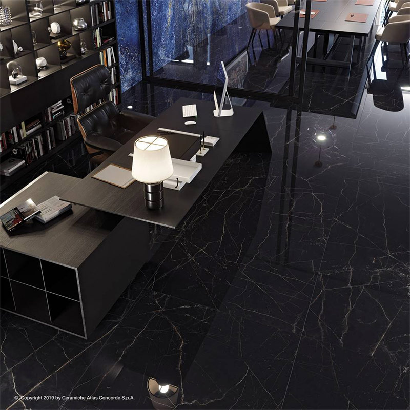 Marvel Dream Black Atlantis керамогранит Atlas Concorde