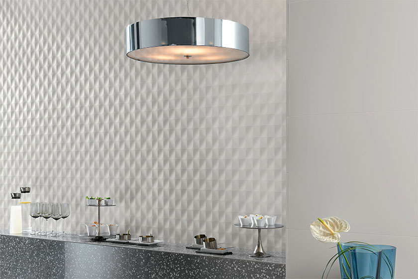 Atlas Concorde 3D Wall Mesh White Matt