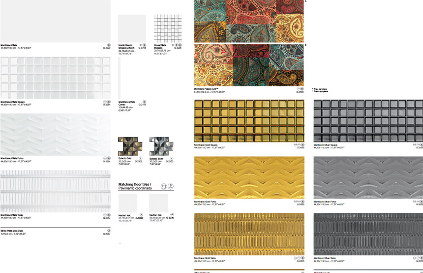 Каталог плитки Aparici Montblanc