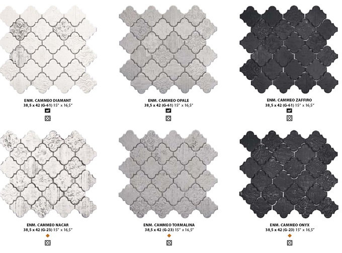Natucer Cammeo quatrefoil