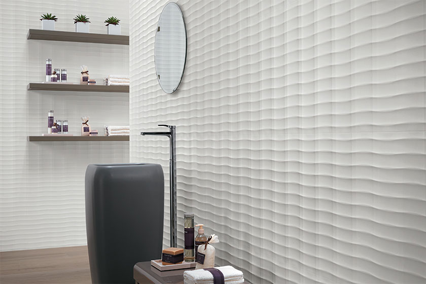 Atlas Concorde 3D Wall Design Kite White Matt