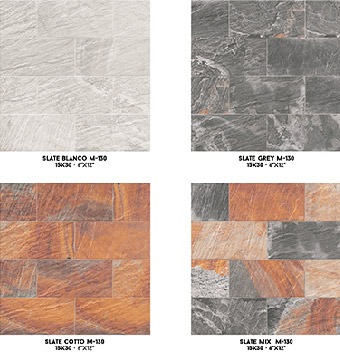 Цвета плитки Mainzu Slate