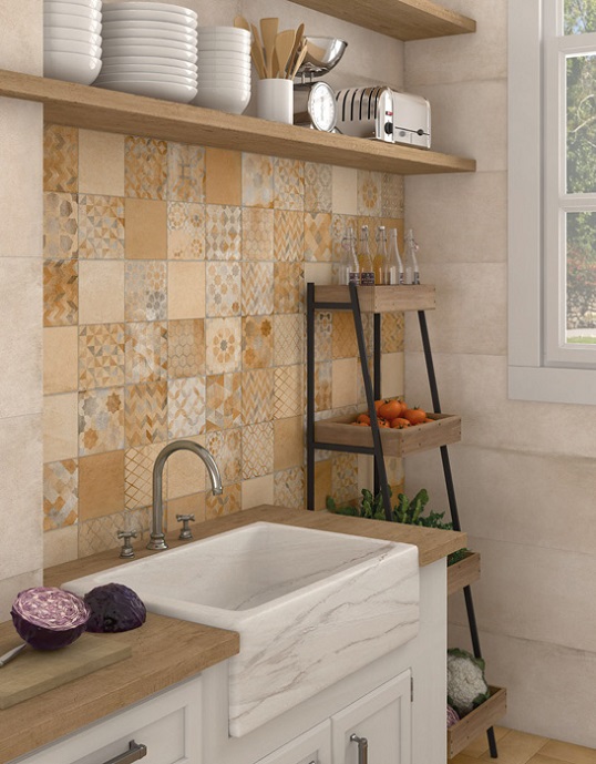 Коллекция дизайнерской плитки в стиле котто