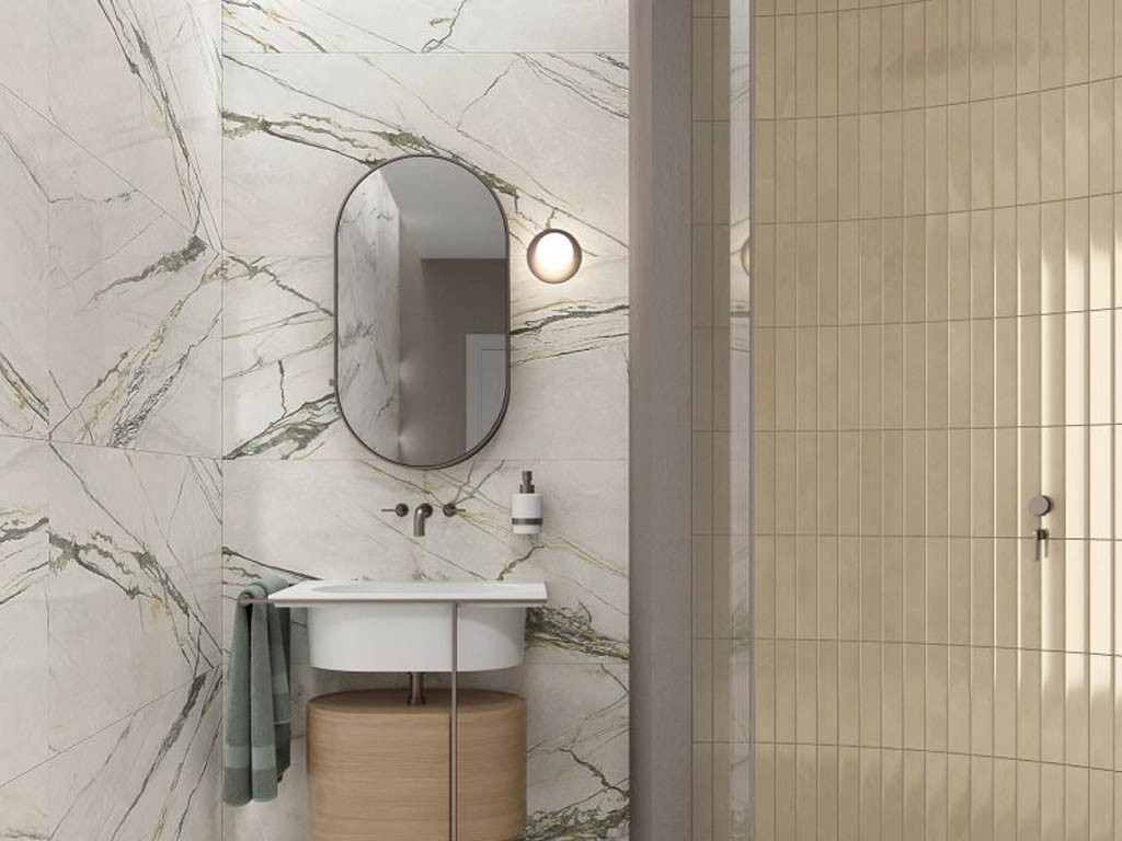 Коллекция бесшовной плитки под мрамор для стен и пола