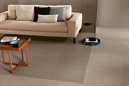 Плитка для пола большого размера с тканевой фактурой