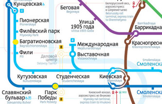 Схема ближайшего метро к магазину плитки в ЗАО Москвы