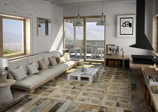 Напольная плитка с модным винтажным дизайном