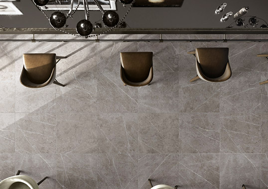 Напольная плитка под серый мрамор, новинка 2016