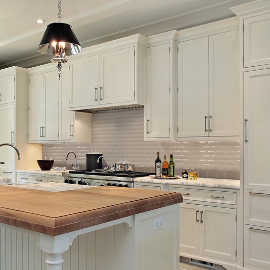 Однотонная плитка для кухни и ванной в форме подушечек