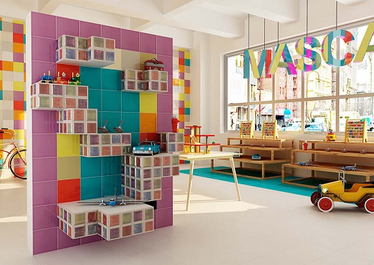 Глянцевая однотонная плитка 20х20 в стиле поп-арт, 15 оттенков