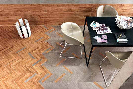 Новинка напольного керамогранита 2015 в стильном оформлении