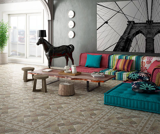 Напольная плитка под ковер, новинка 2016