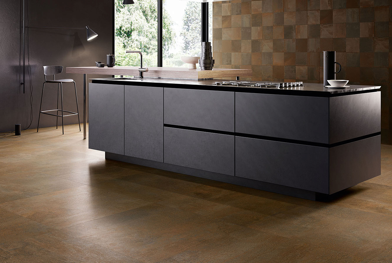 Керамогранит под ржавый металл, хит продаж