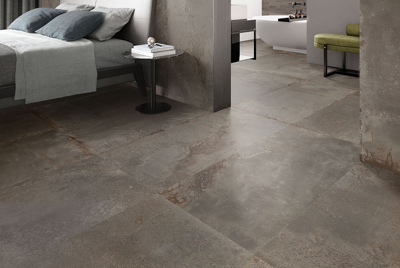 Керамогранит под окисленный металл