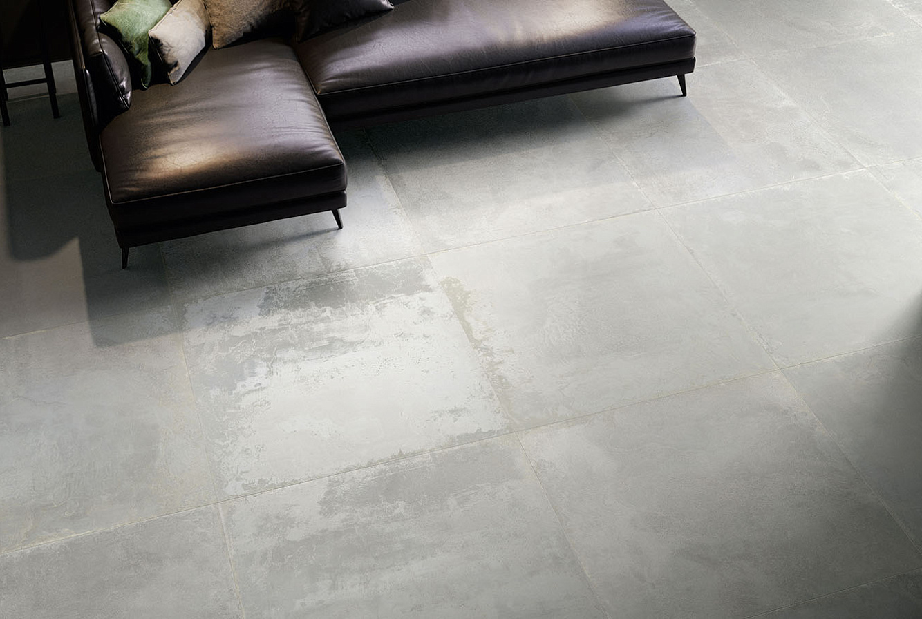 Серый керамогранит под металл