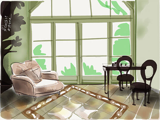 Плитка под камень