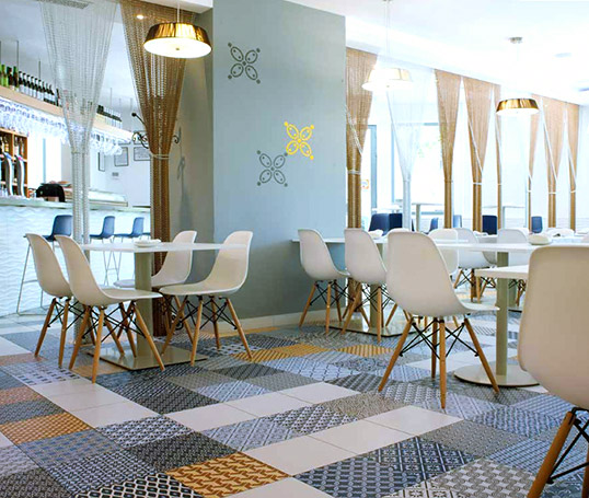 Модная коллекция в стиле пэчворк для пола