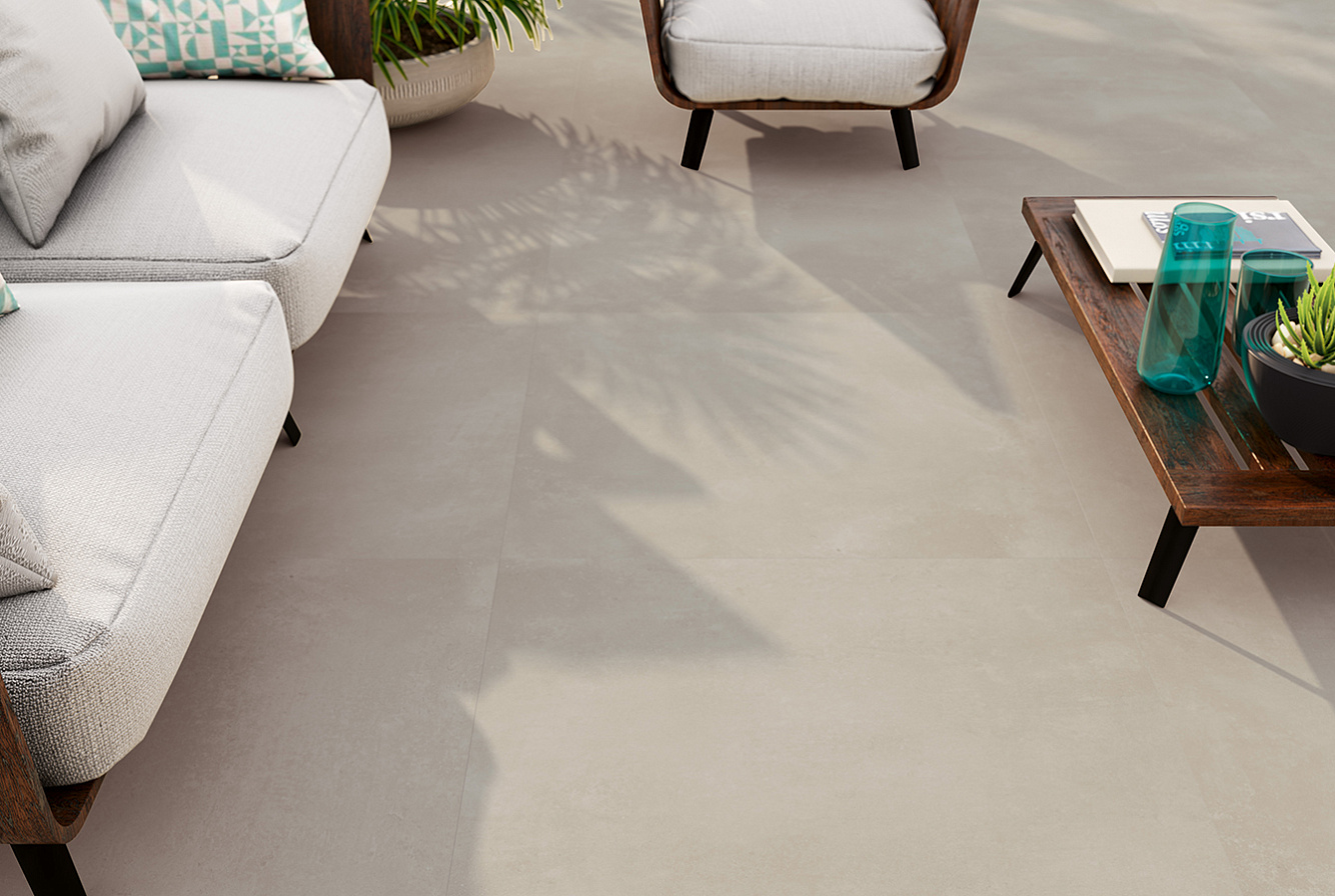 Коллекция керамогранита под обработанный бетон