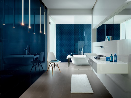Бело Синяя Ванная Комната Дизайн Фото